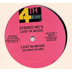 Stereo MC's Lost In Music (USA Mix) / Lost In Music (Ultimatum Mix) VINYL 12" USED