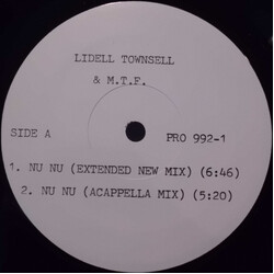 Lidell Townsell & M.T.F. Nu Nu USED VINYL 12INCH 33 S RPM PROMO