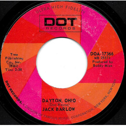 Jack Barlow Dayton, Ohio USED VINYL 7INCH 45 RPM