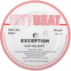 Exception Slap You Back Vinyl 12" USED