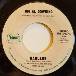 Al Downing Darlene / Love Was Right Here Vinyl 7" USED