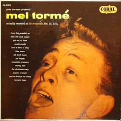 Mel Tormé Gene Norman Presents Mel Torme At The Crescendo Vinyl LP USED