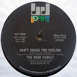 The Beck Family Can't Shake The Feeling VINYL 12" USED