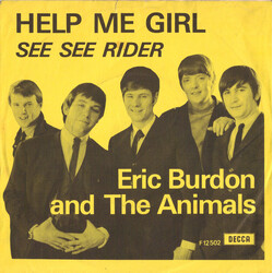 Eric Burdon & The Animals Help Me Girl USED VINYL 7INCH 45 RPM SINGLE