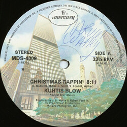 Kurtis Blow Christmas Rappin' USED VINYL 12INCH 33 S RPM