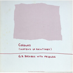 Günther Beckers / G. B. Beckers With Friends Colours (Instead Of Paintings) Vinyl LP USED