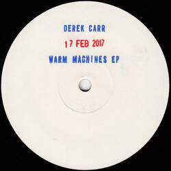 Derek Carr Warm Machines EP USED VINYL 12INCH 33 S RPM EP WHITE LABEL