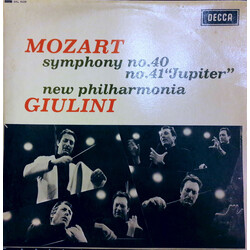 Wolfgang Amadeus Mozart / Carlo Maria Giulini / New Philharmonia Orchestra Symphony No. 40 /  No. 41 »Jupiter« Vinyl LP USED