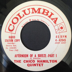 The Chico Hamilton Quintet Afternoon Of A Breeze USED VINYL 7INCH 45 RPM PROMO