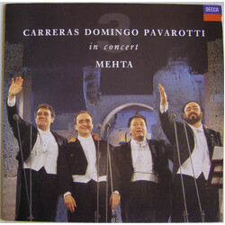José Carreras / Placido Domingo / Luciano Pavarotti / Zubin Mehta In Concert Vinyl LP USED