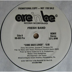 Fresh Band Come Back Lover (Remix) VINYL 12" USED