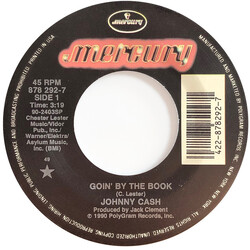 Johnny Cash Goin' By The Book / Beans For Breakfast USED VINYL 7INCH 45 RPM SINGLE