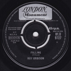 Roy Orbison Falling / Distant Drums USED VINYL 7INCH 45 RPM SINGLE REPRESS