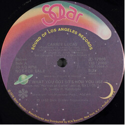 Carrie Lucas It's Not What You Got (It's How You Use It) Vinyl 12" USED