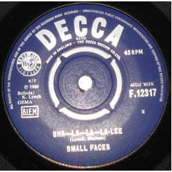 Small Faces Sha-La-La-La-Lee USED VINYL 7INCH 45 RPM SINGLE