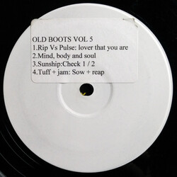 Various Old Boots Volume 5 USED VINYL 12INCH 33 S RPM UNOFFICIAL RELEASE WHITE LABEL