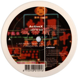 Active X Let's Go USED VINYL 12INCH