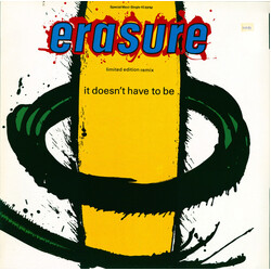 Erasure It Doesn't Have To Be (Limited Edition Remix) USED VINYL 12"