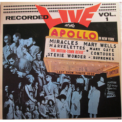 Various Motor Town Revue Vol. 1 - Recorded Live At The Apollo Vinyl LP USED
