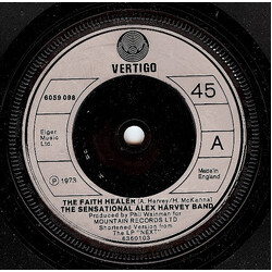 The Sensational Alex Harvey Band The Faith Healer USED VINYL 7INCH 45 RPM SINGLE