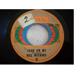 Bill Withers Lean On Me / Better Off Dead USED VINYL 7INCH 45 RPM SINGLE