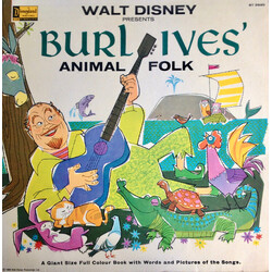 Burl Ives Walt Disney Presents Burl Ives' Animal Folk Vinyl LP USED