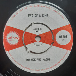 Derrick & Naomi / Derrick Morgan Two of A Kind / I Want A Lover USED VINYL 7INCH 45 RPM SINGLE