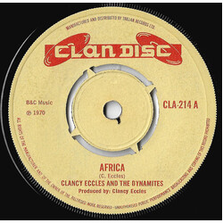 Clancy Eccles / The Dynamites Africa USED VINYL 7INCH 45 RPM SINGLE
