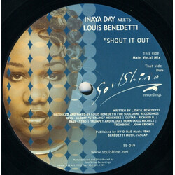 Inaya Day / Louis Benedetti Shout It Out VINYL 12" USED