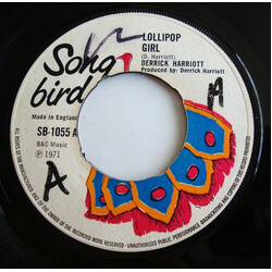 Derrick Harriott Lollipop Girl USED VINYL 7INCH 45 RPM