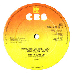 Third World Dancing On The Floor (Hooked On Love) VINYL 12" USED
