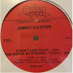 Jimmy Castor It Ain't Like That! USED VINYL 12INCH 33 S RPM SINGLE