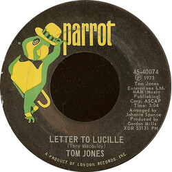 Tom Jones Letter To Lucille USED VINYL 7INCH 45 RPM SINGLE