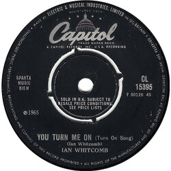 Ian Whitcomb You Turn Me On (Turn On Song) / Poor But Honest USED VINYL 7INCH 45 RPM SINGLE