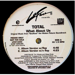 Total What About Us VINYL 12" USED