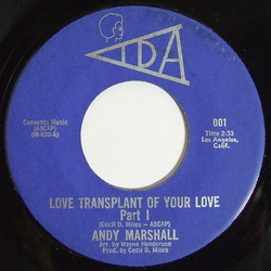 Andy Marshall (4) Love Transplant Of Your Love Part 1 / Part 2 Vinyl 7" USED