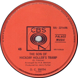 OC Smith The Son Of Hickory Holler's Tramp USED VINYL 7INCH 45 RPM SINGLE