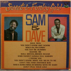 Sam & Dave Sweet & Funky Gold Vinyl LP USED