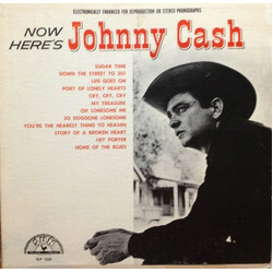 Johnny Cash Now Here's Johnny Cash Vinyl LP USED