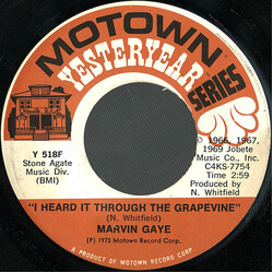 Marvin Gaye I Heard It Through The Grapevine / You VINYL 7" USED