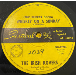 The Irish Rovers (The Puppet Song) Whiskey On A Sunday USED VINYL 7INCH 45 RPM SINGLE