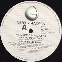 Jennifer Holliday Hard Time For Lovers USED VINYL 12INCH 45 RPM