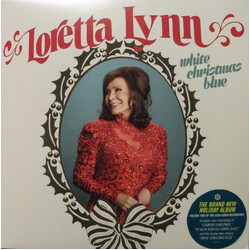 Loretta Lynn White Christmas Blue Vinyl LP USED