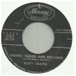 Rusty Draper Scared To Go Home / Signed, Sealed And Delivered USED VINYL 7INCH 45 RPM