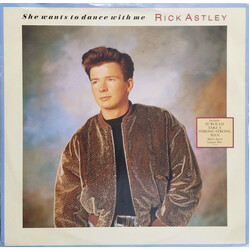 Rick Astley She Wants To Dance With Me VINYL 12" USED