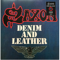 Saxon Denim And Leather Vinyl LP USED