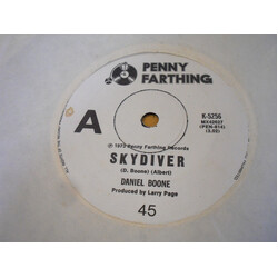 Daniel Boone Skydiver USED VINYL 7INCH 45 RPM SINGLE PROMO WHITE LABEL