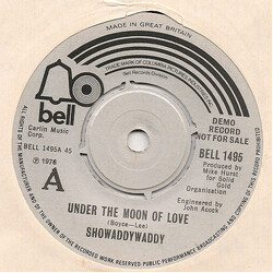 Showaddywaddy Under The Moon Of Love USED VINYL 7INCH 45 RPM SINGLE PROMO STEREO
