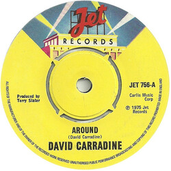 David Carradine Around / Cosmic Joke USED VINYL 7INCH 45 RPM SINGLE