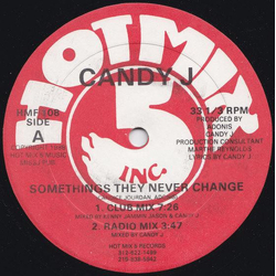 Candy J Somethings They Never Change Vinyl 12" USED